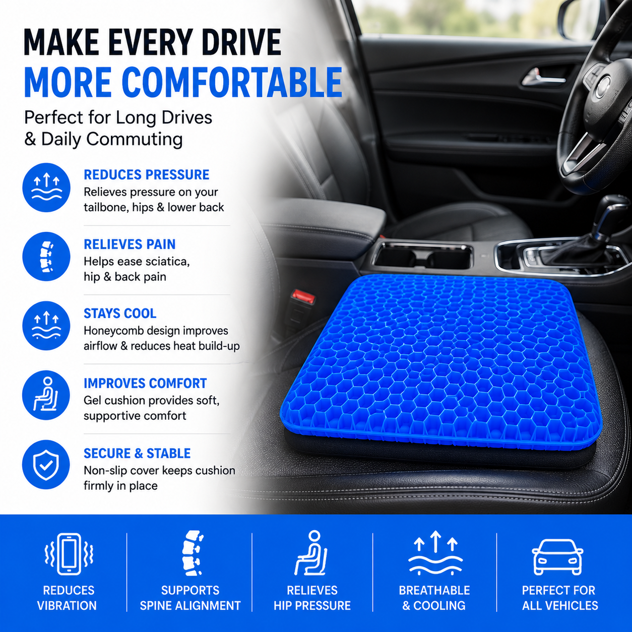 ComfortCove™ MAX Support Gel Cushion